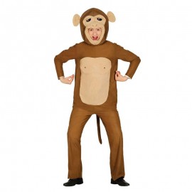 Disfraz de mono cabezon para adulto