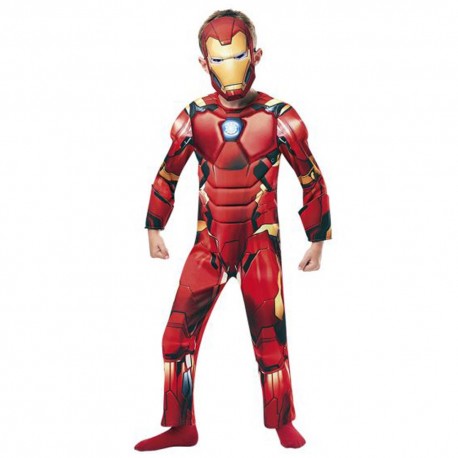 Disfraz de Iron Man™ musculoso 5-6 años