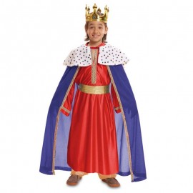 Disfraz de rey mago rojo 3-4 años