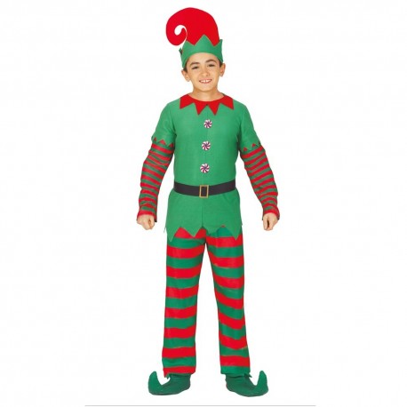 Disfraz de elfo botones 7-9 años