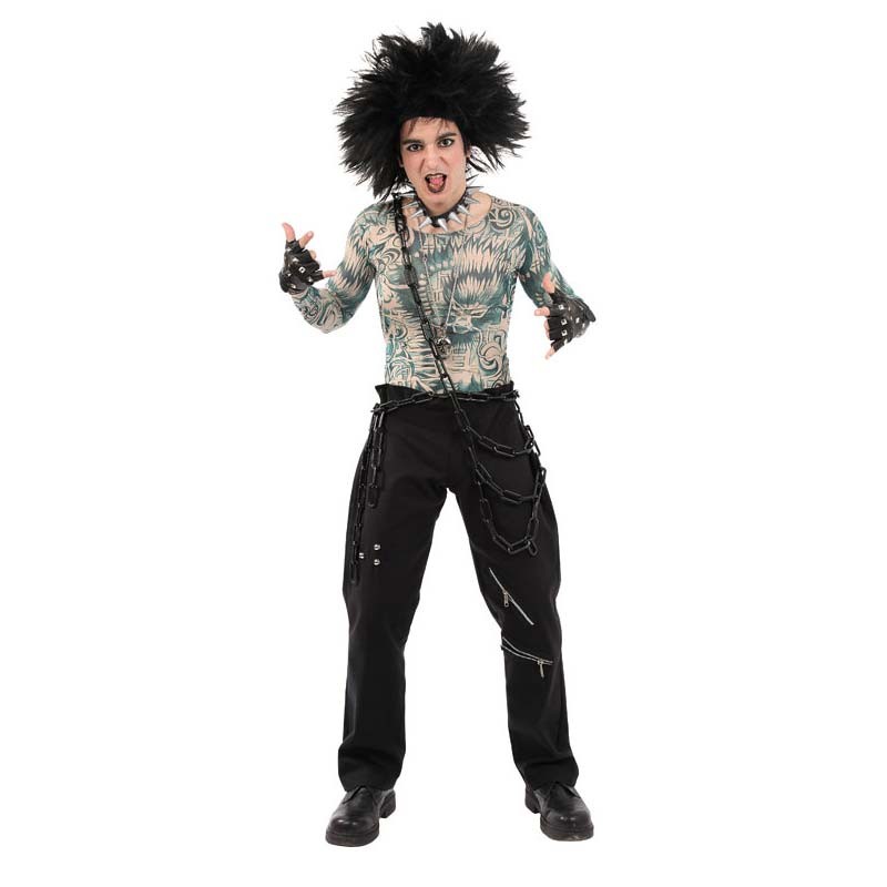 acortar compresión cien ▷ Disfraz de punky para adulto - Disfraces El Carrusel