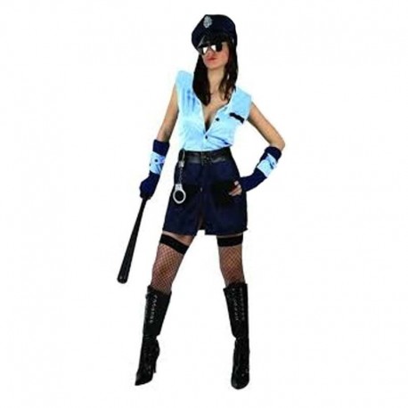 Disfraz de policia chica sin mangas
