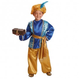 Disfraz de paje azul 6-7 años