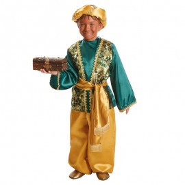 Disfraz de paje verde 6-7 años