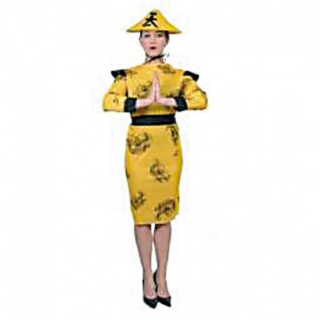 Disfraz de China amarilla