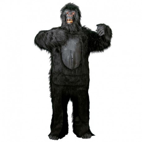 Disfraz de gorila negro de lujo
