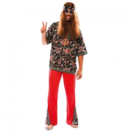 Disfraz de hippie negro