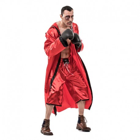 Disfraz de boxeador rojo
