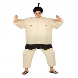 Disfraz de luchador de sumo hinchable