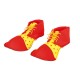 Zapato de payaso rojo amarillo