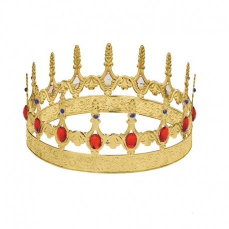 Corona de rey metalica grande