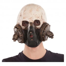 Mascara esqueleto contaminacion