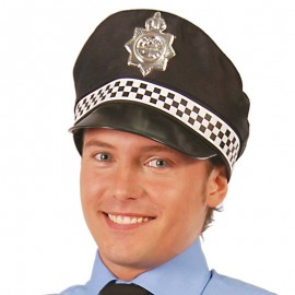 Gorra de policia municipal negra
