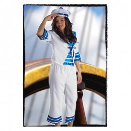 Disfraz de marinera grumete para adulto
