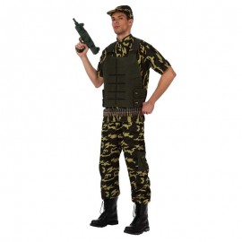 Disfraz de militar chaleco para adulto