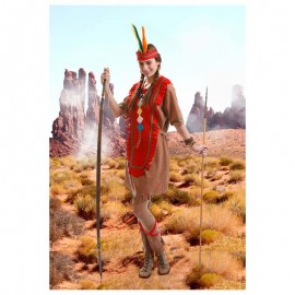 Disfraz de india nube roja