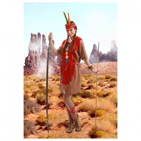 Disfraz de india nube roja