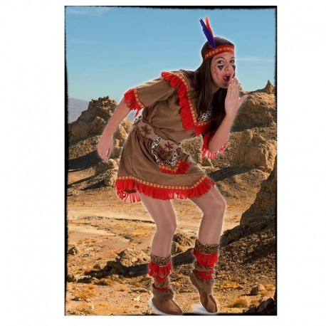 Disfraz de india marron