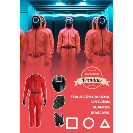 Cosplay juego del calamar talla XL