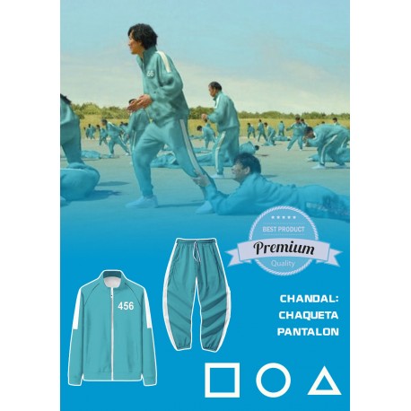 Cosplay chandal juego del calamar talla M