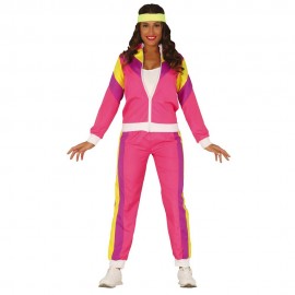 Disfraz chandal ochentero rosita chica talla L