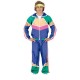 Disfraz chandal ochentero azulon chico talla XL