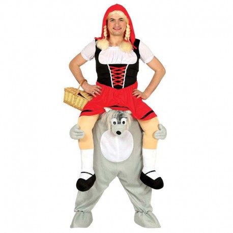 Disfraz de caperucita a hombros