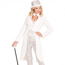 Frac blanco de mujer