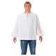 Camisa medieval de adulto blanca