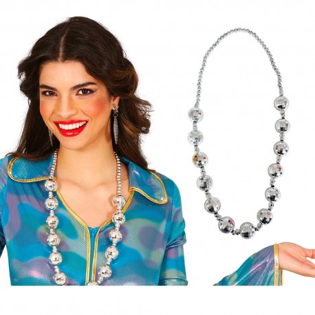 Collar de bolas de discoteca