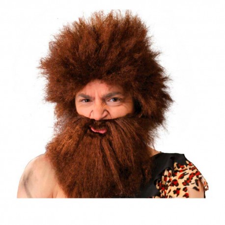 Peluca y barba cavernicola