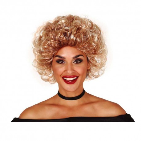 Peluca de años 60 rubia