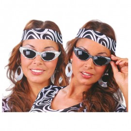 Gafas años 60 con lunares