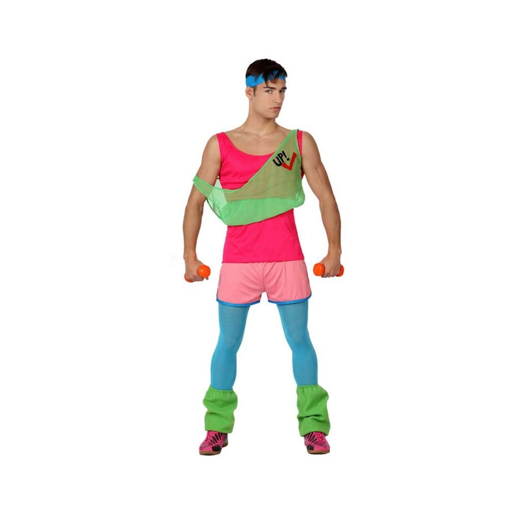 ▷ Disfraz de aerobic chico años 80 para adulto - Disfraces El Carrusel