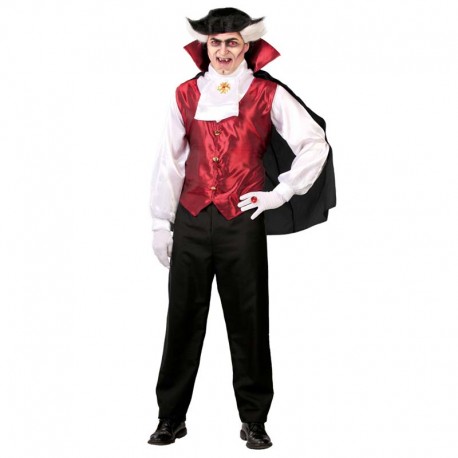 Disfraz de vampiro negro talla L