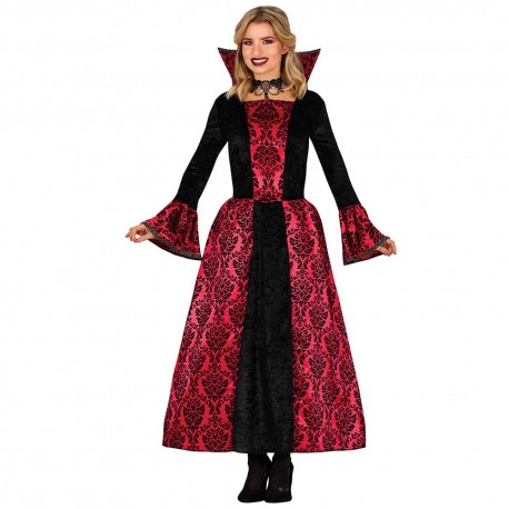 Disfraz de vampiresa granate talla M