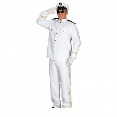 Disfraz de capitan de crucero talla L