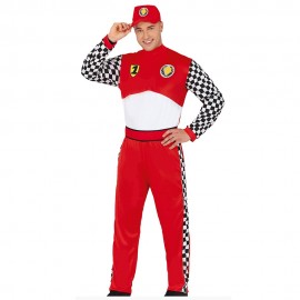 Disfraz de piloto F1 talla L