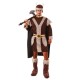 Disfraz de vikingo marron talla M-L