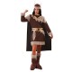 Disfraz de vikinga marron talla XL
