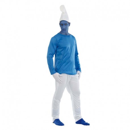 Disfraz de pitufo talla L