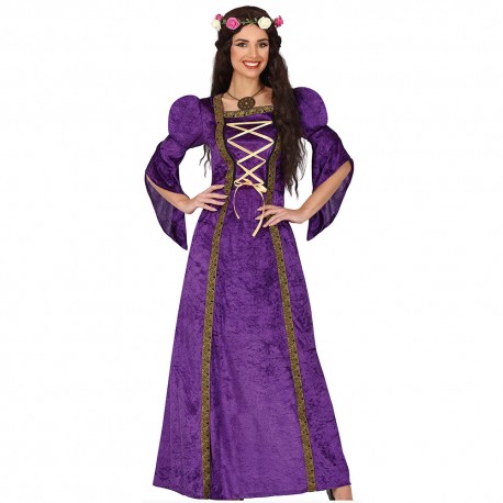 Disfraz de princesa morada talla M