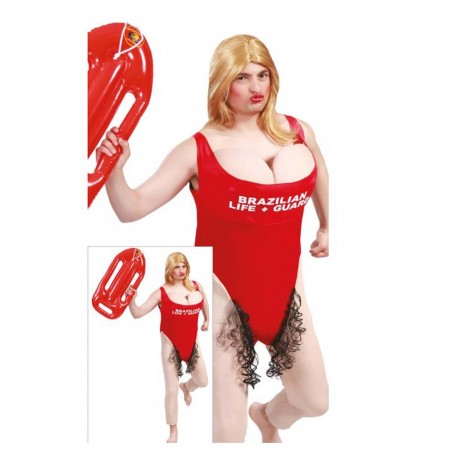 Disfraz de vigilante de la playa T. L