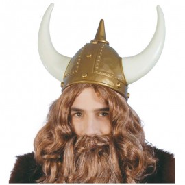 Casco de vikingo con punta