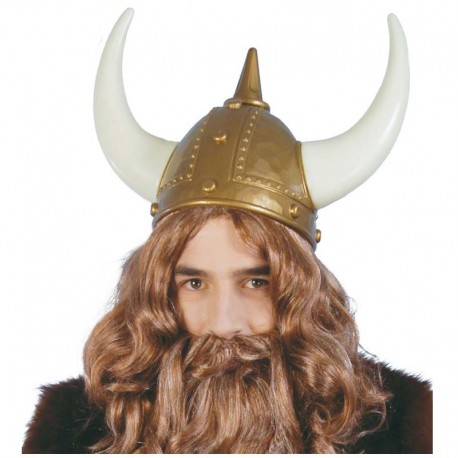 Casco de vikingo con punta