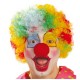 Peluca de payaso multicolor