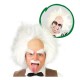 Peluca con calva de Einstein