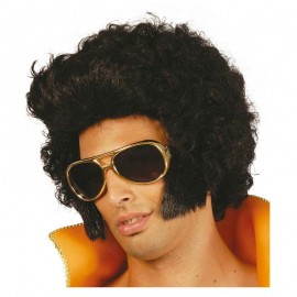 Peluca de elvis rizo