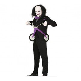 Disfraz de Saw con triciclo talla L