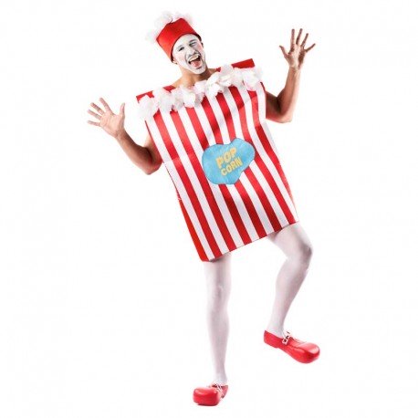 Disfraz de cubo de palomitas